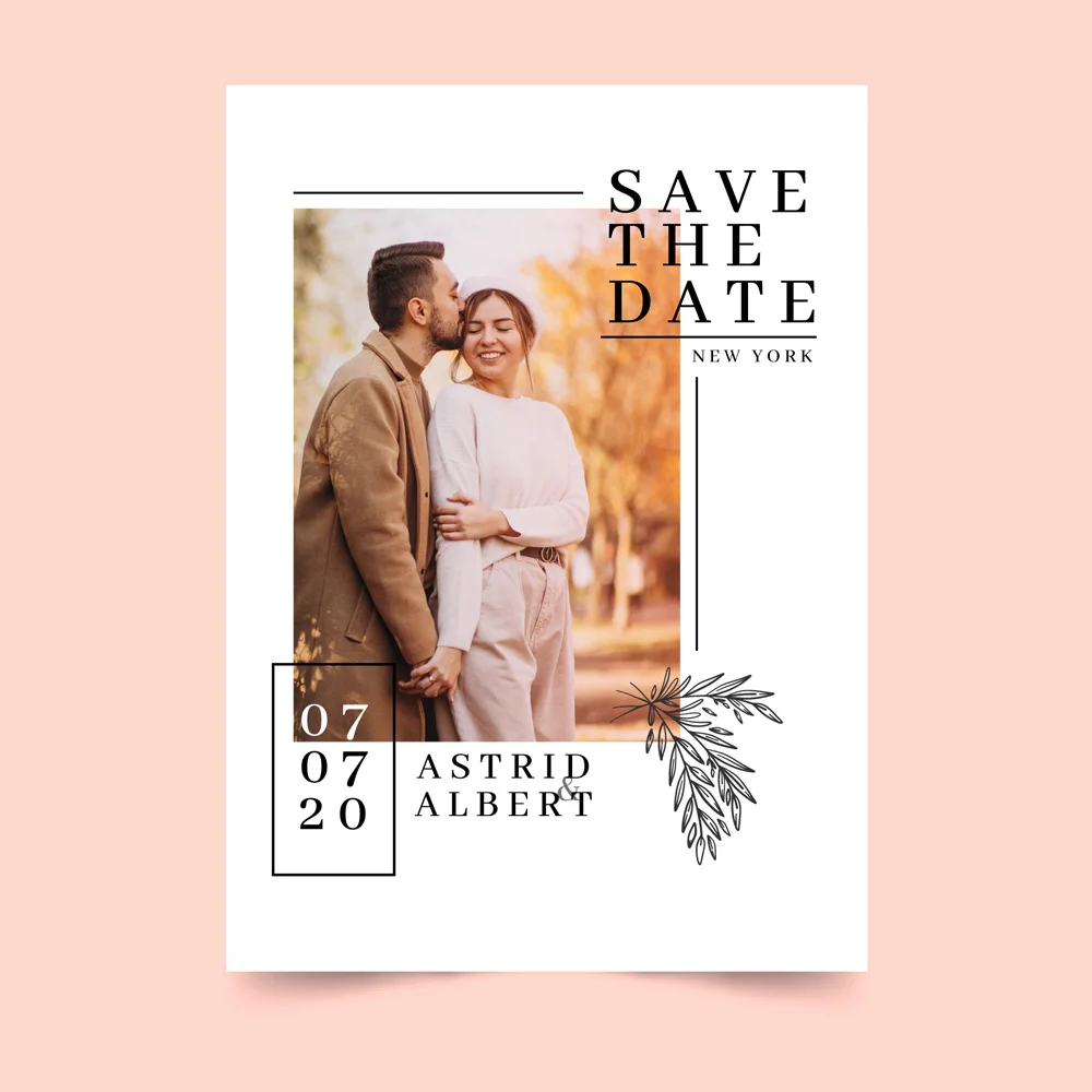 Персонализированные свадебные пригласительные билеты индивидуальное Свадебное