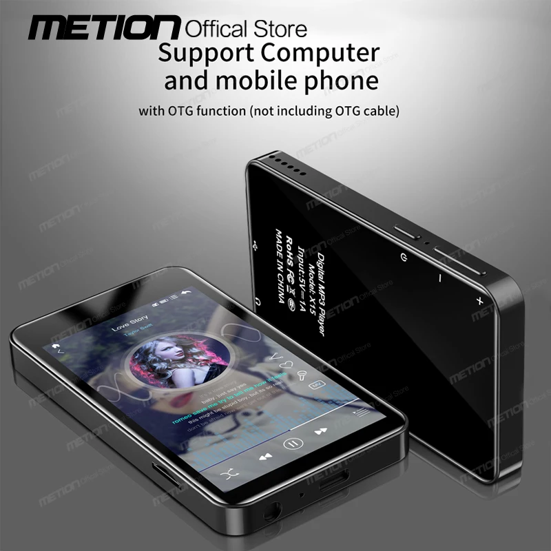 2022 WiFi Android MP4 Player Bluetooth4.2 Full Touch Screen 3.6&quot 32GB Audio with Speaker/FM/E-book/Recorder/Video/Browser |