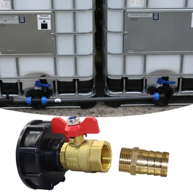 

Ton Barrel Valve IBC Ton Barrel шарнирный клапан крана фитинг часть крана IBC Tote Barrel соединитель для орошения воды сети и масла