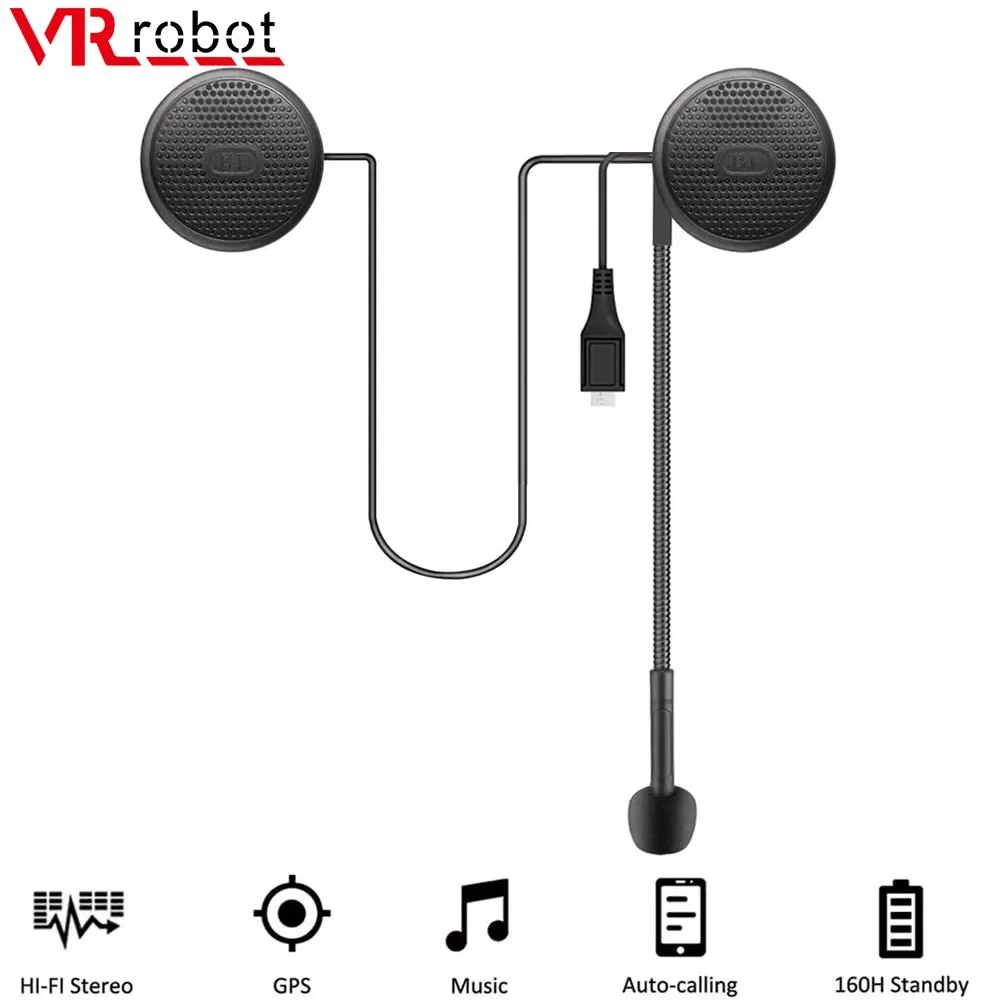 

Bluetooth-гарнитура для шлема мотоциклетная ультратонкая с поддержкой Bluetooth