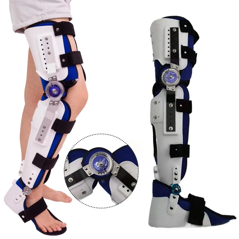 

1pc Left Clearance Price Knee Ankle Foot Orthosis Support Lower Limbs Brace Fracture Protector Support Rehabilitation Adjustable