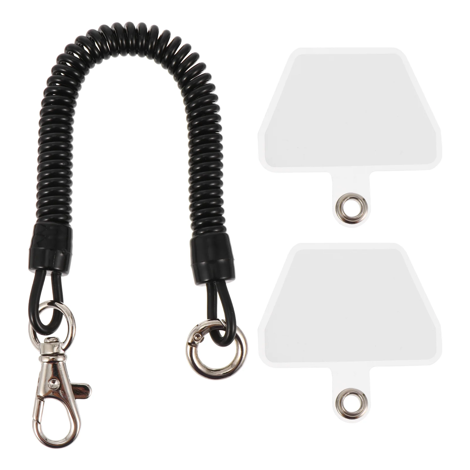 

Phone Tether Tab Safety Lanyard Retractable Anti Drop Cell Stretchy Strap Pvc Material Travel