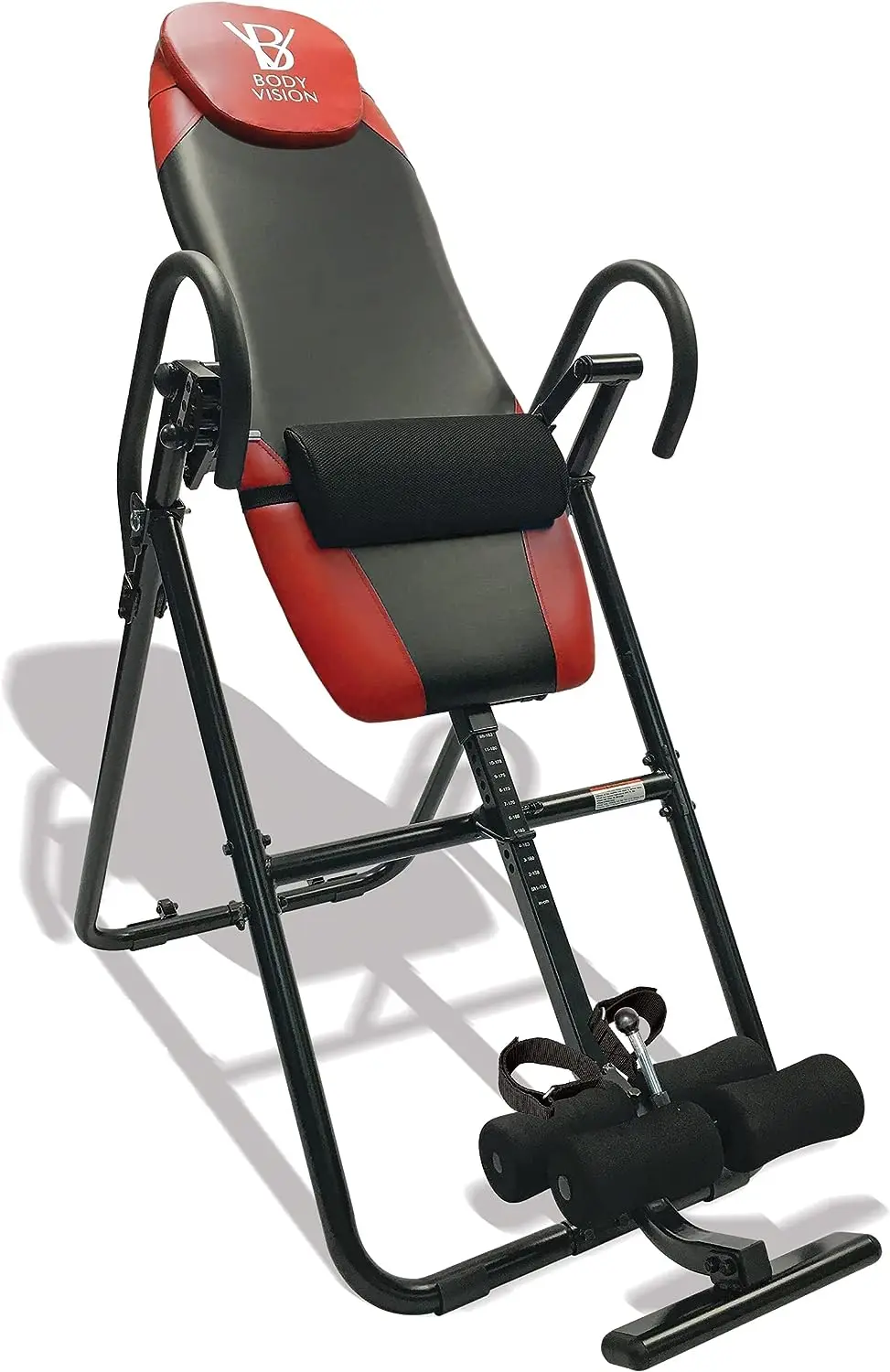 

Premium Inversion Table with Removable Pillow & Lumbar Support Pad, - Heavy Duty - up to 250 lbs., Red