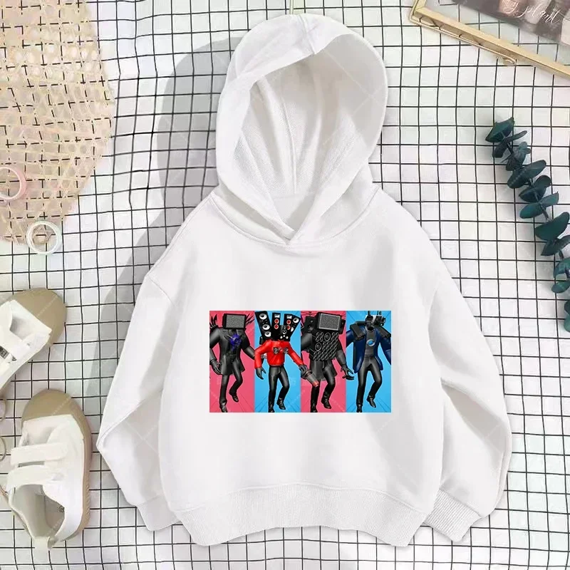 Толстовка С 3D Принтом Skibidi Для Игрового Контроллера Унисекс Детская Дизайном