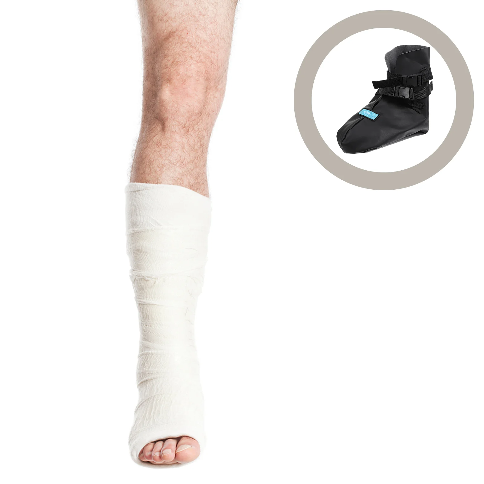 

Обложка для ботинок с переломом, обувь для ходьбы, обувь для ходьбы, носок, шина, поддержка, восстановление зимних ботинок, снег, ходунки, защ...