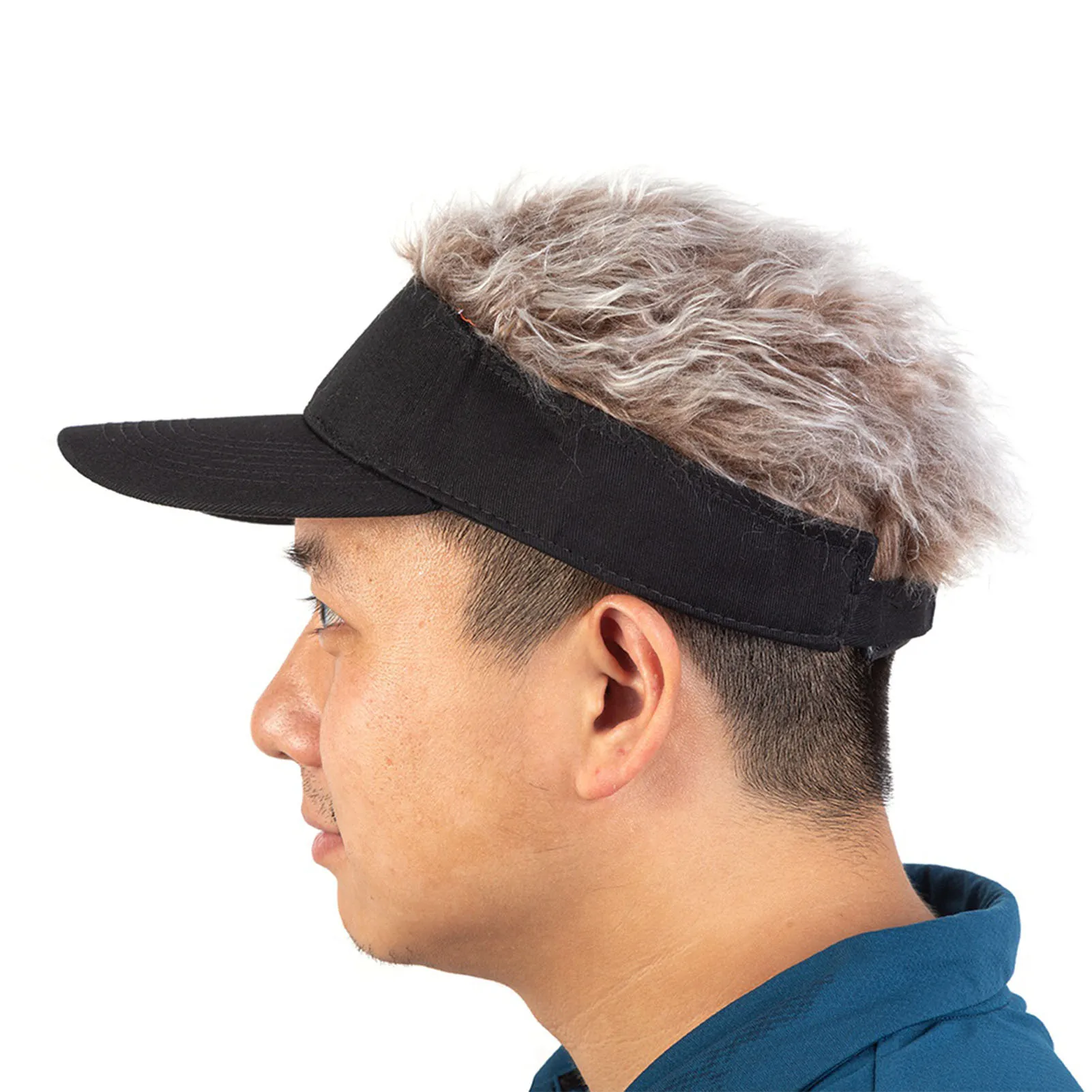 

Бейсболка унисекс Hair для мужчин, новинка, Регулируемая Кепка с волосами, подарок на Рождество, день рождения, праздник, отца