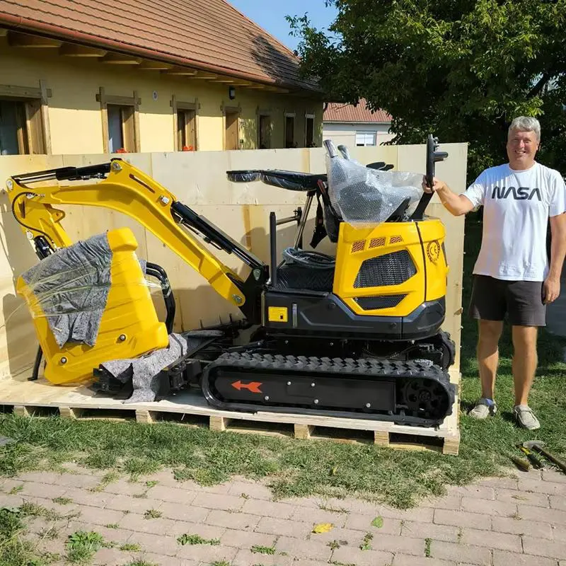 Фото Мини-экскаватор Epa Kubota 2 тонны, бесплатная доставка, мини-погрузчик для фермы, мини-экскаватор для дома, с индивидуальной 2-летней гарантией №3