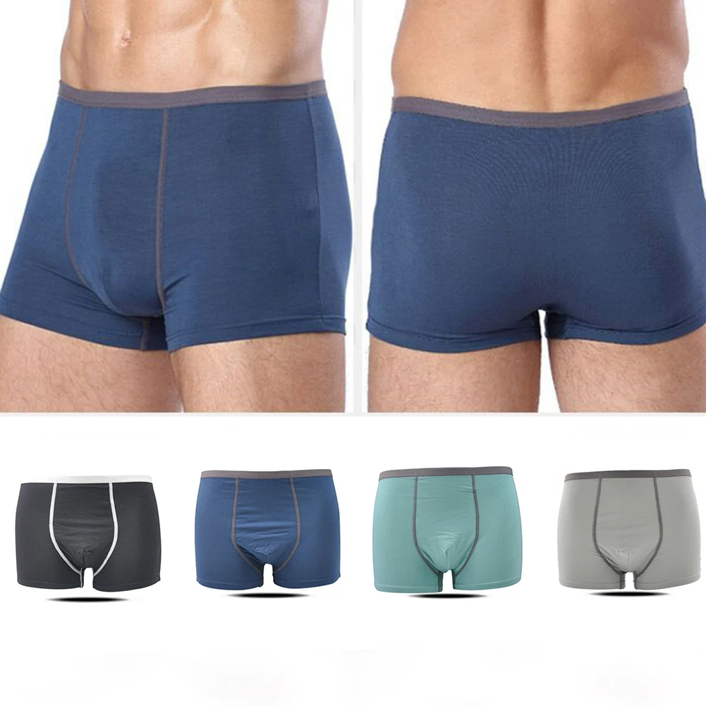 

Men's Panties Men Underwear Boxershorts Men Boxer MenHip Lift Pants Breathable Interior Hombre Hole Large Size