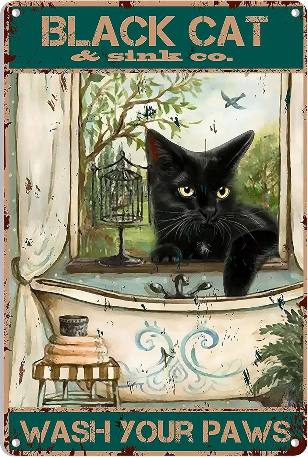 Wisesign Забавная цитата для ванной комнаты металлическая вывеска настенный декор