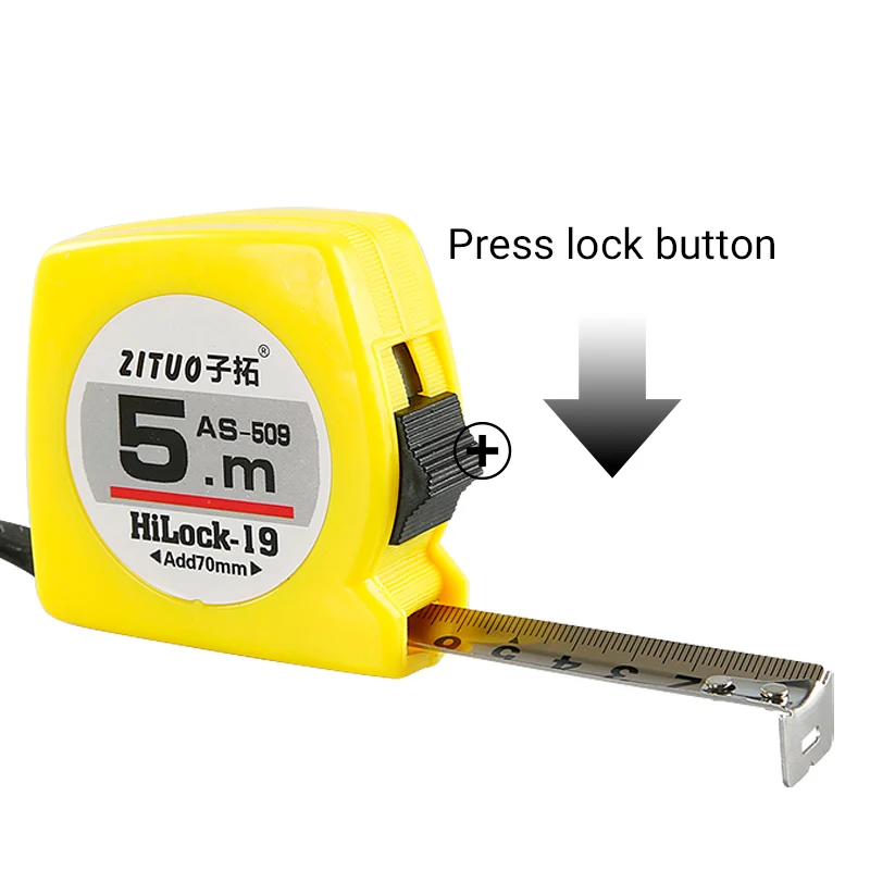 Рулетка Zito 3 м/5 м. Высокоточная износостойкая измерительная лента для