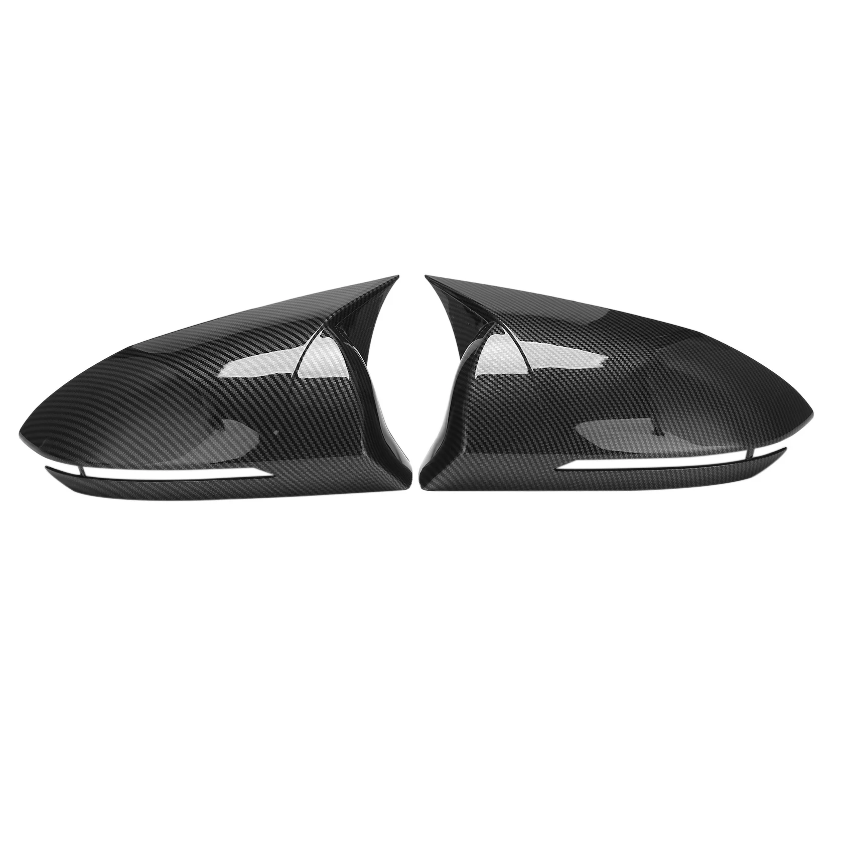 

Car Carbon Fiber Ox Horn Rearview Side Glass Mirror Cover Trim Frame Side Mirror Caps for Hyundai Tucson 2021 2022