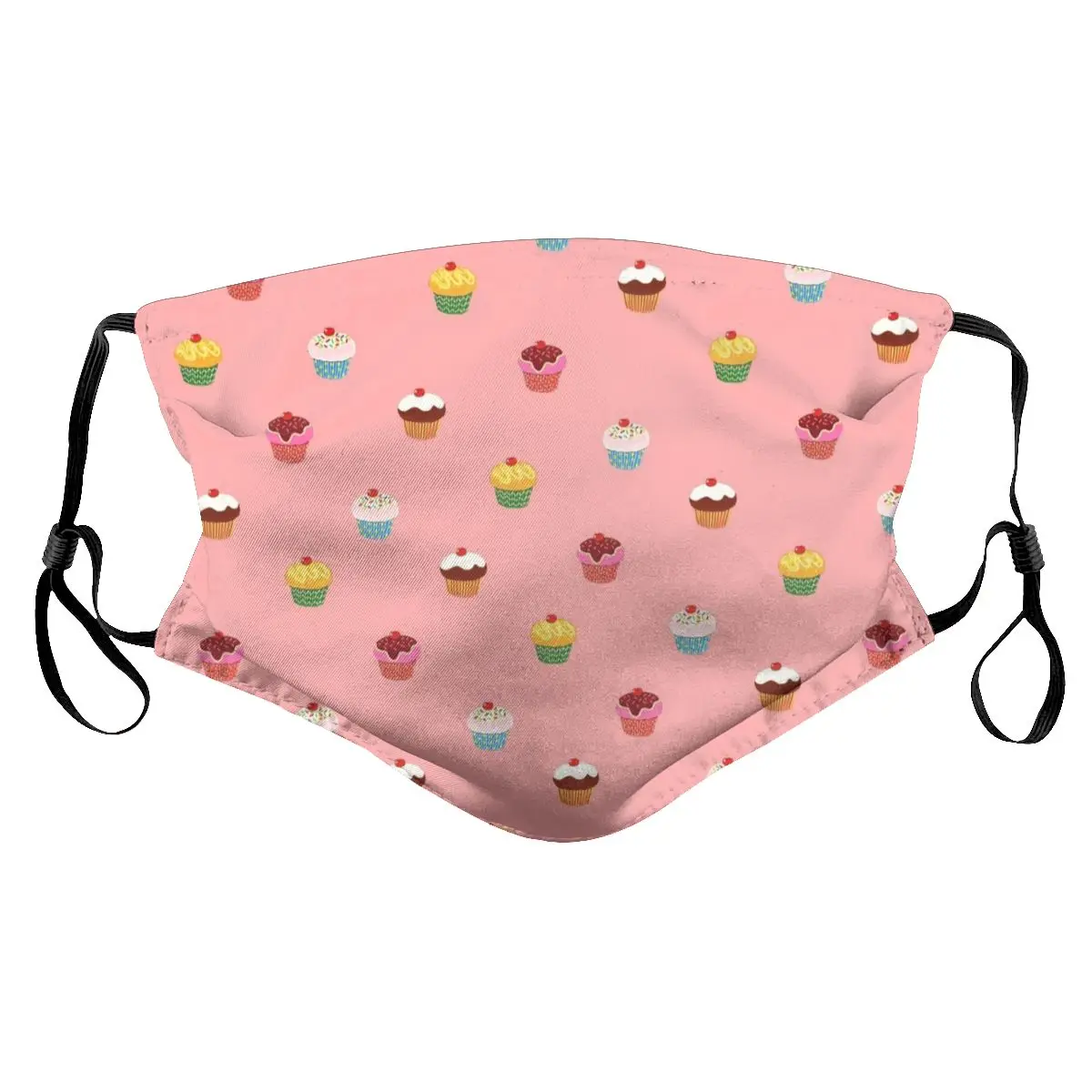 

Неодноразовые многоразовые защитные маски для лица для взрослых и детей с изысканными пончиками