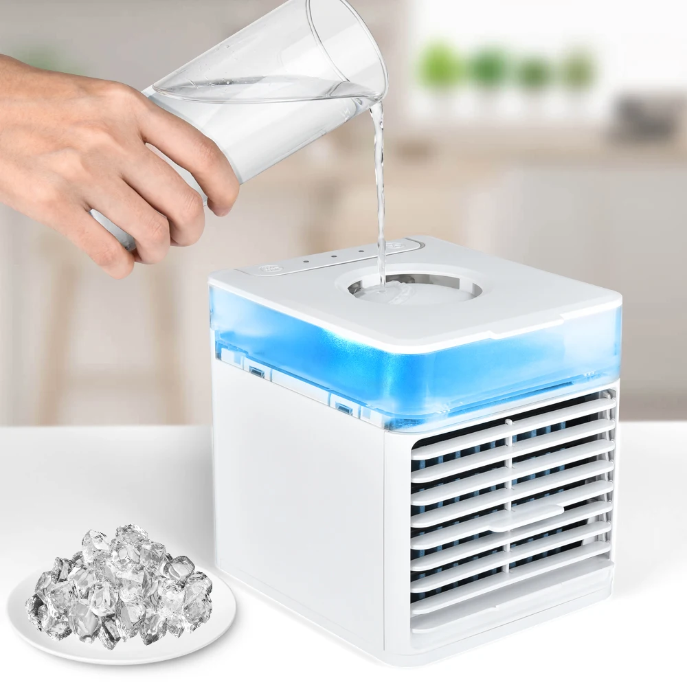 

Portable Air Conditioner Personal Air Cooler Cooling Fan for Room Mini Air Conditioning for Bedroom with Water Evaporative