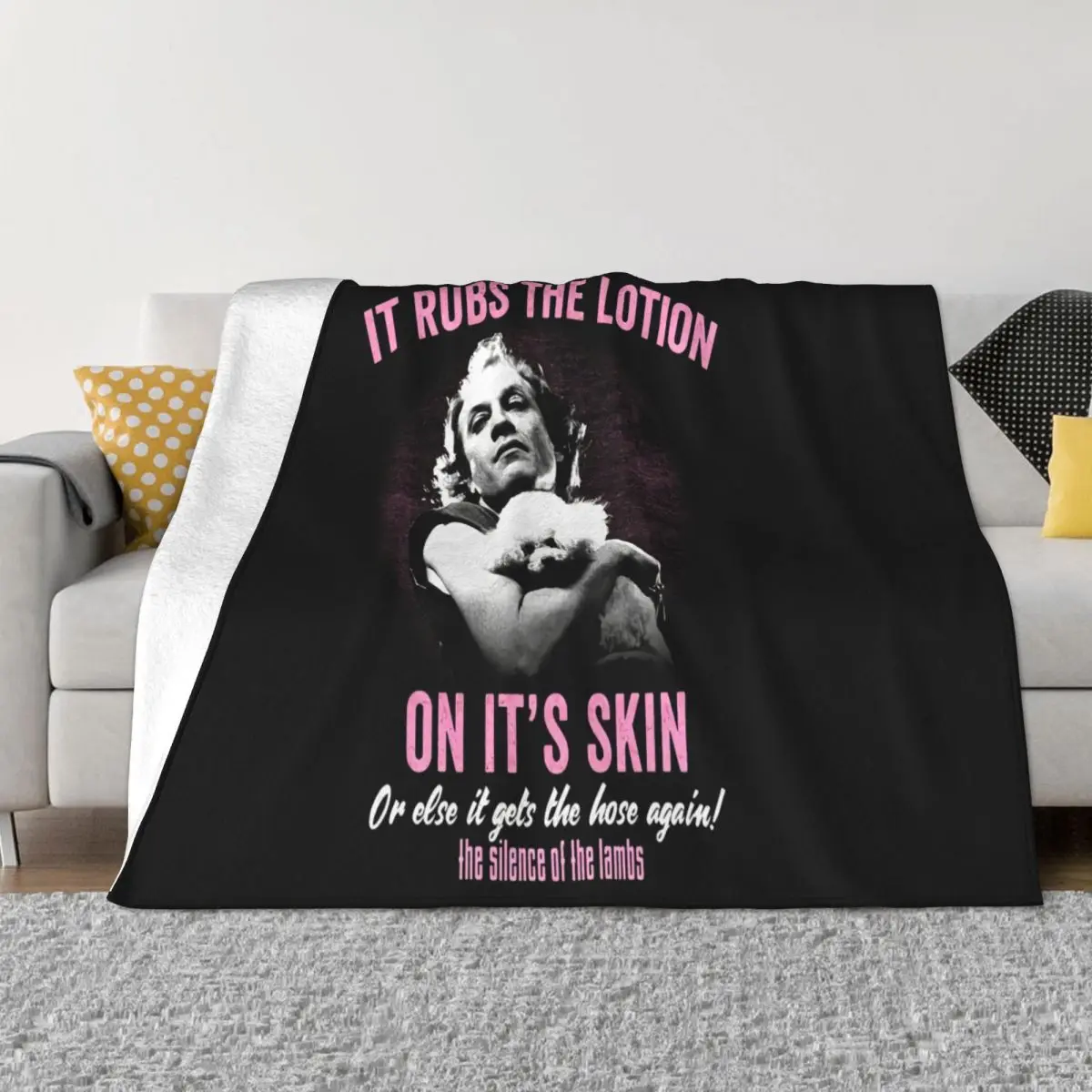 Мужская футболка Swea Silence Of The Lambs Film Hannibal Lecter Rubs Lotion Skin для взрослых одеяло