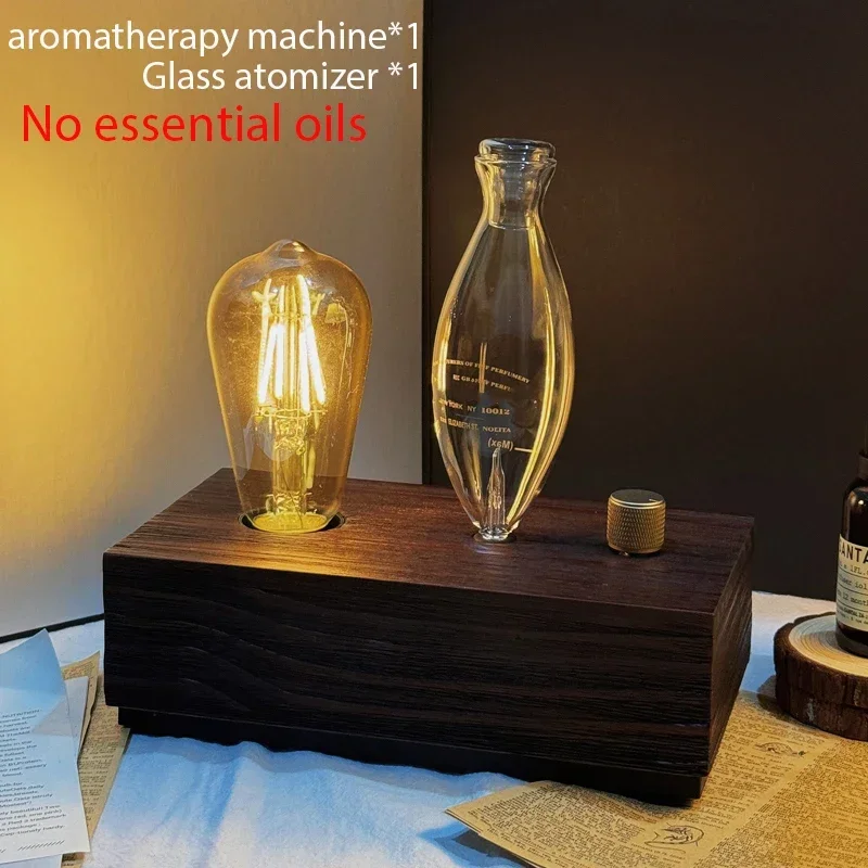 

Аромадиффузор, винтажная вольфрамовая лампа накаливания, машина для ароматерапии, увлажнитель, освещение, диффузор из чистого эфирного масла сандалового дерева