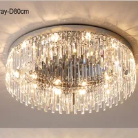 New Ceiling Lights Led Hanging Lamp Gold Chrome Mirror Crystal Bedroom Lighting Nordic Ceiling Lamp For Living Room Kitchen