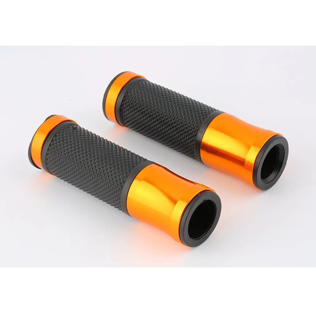 

22mm Handle Bar Sports Motorcycle Handle Metal Rubber Gel Hand Grips New