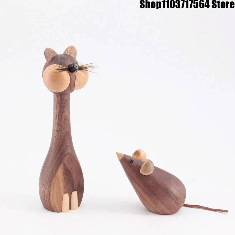 Скандинавский дом из цельного дерева высококачественная игрушка для мыши и