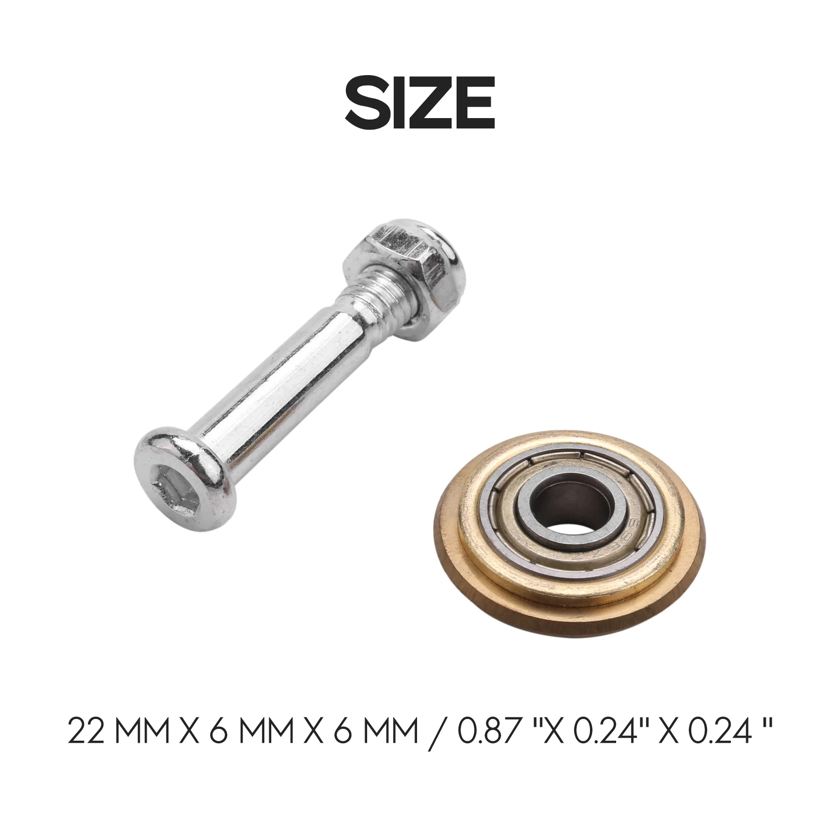 Резак для карбонизированной плитки с титановым покрытием 22x6x6 мм тональный