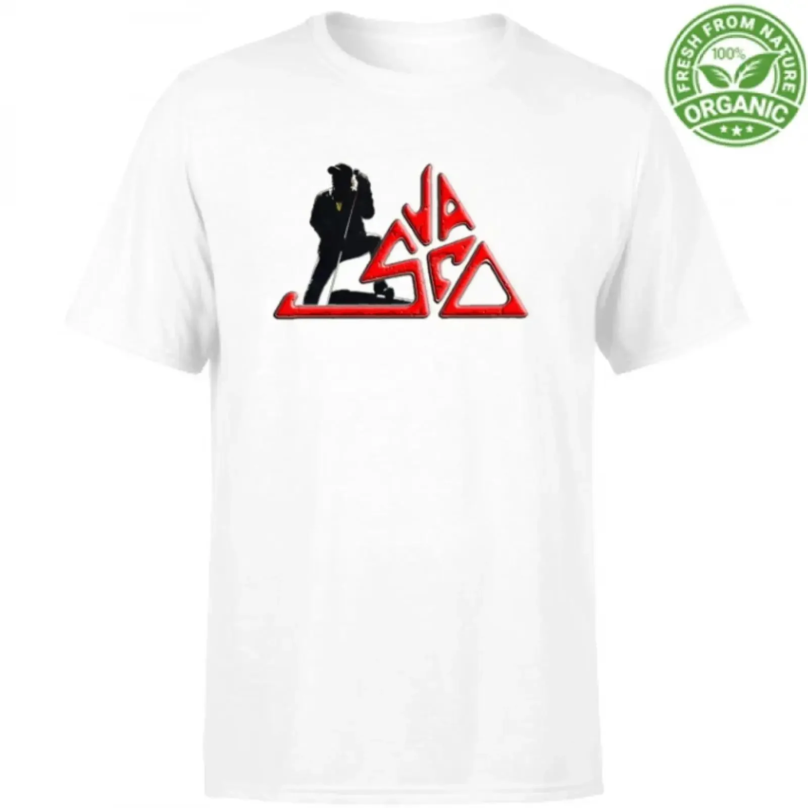 Фото Футболка Blasco T ShirT Vasco Rossi Tour, летняя, 100% хлопок, мужская и женская, винтажная, с эффектом потертости, модная, слегка дышащая, универсальная №1