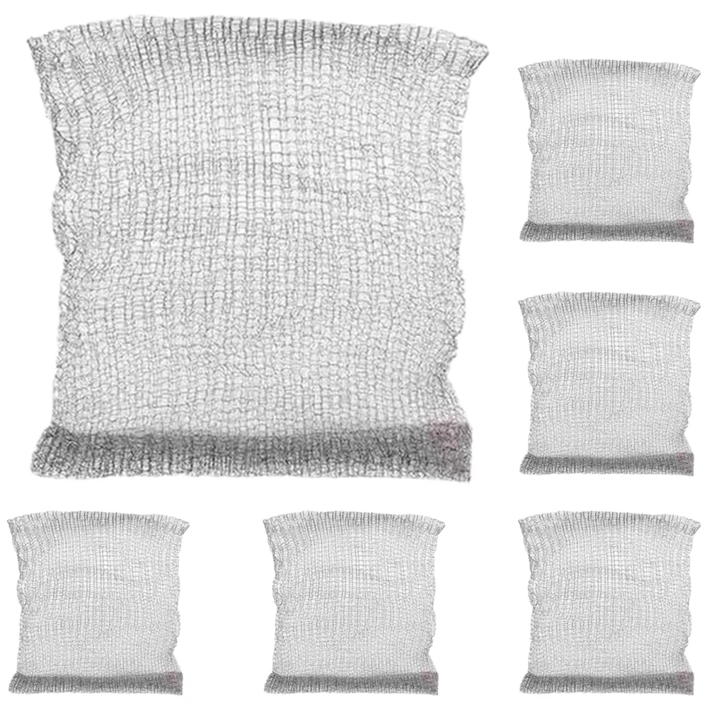 

6pcs Wire Knitted Metal Outdoor Mesh Vegetable Mesh Protector Flower Protection Agricultural Net