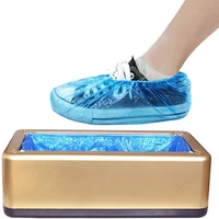 automatic disposable shoe covers anti slip overshoe machine hands free waterproof boots portable foot cover for home and shop