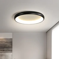 nordic modern led circle ceiling lights living room kitchen fixtures bedroom decoration office study round lamp dimmable luces