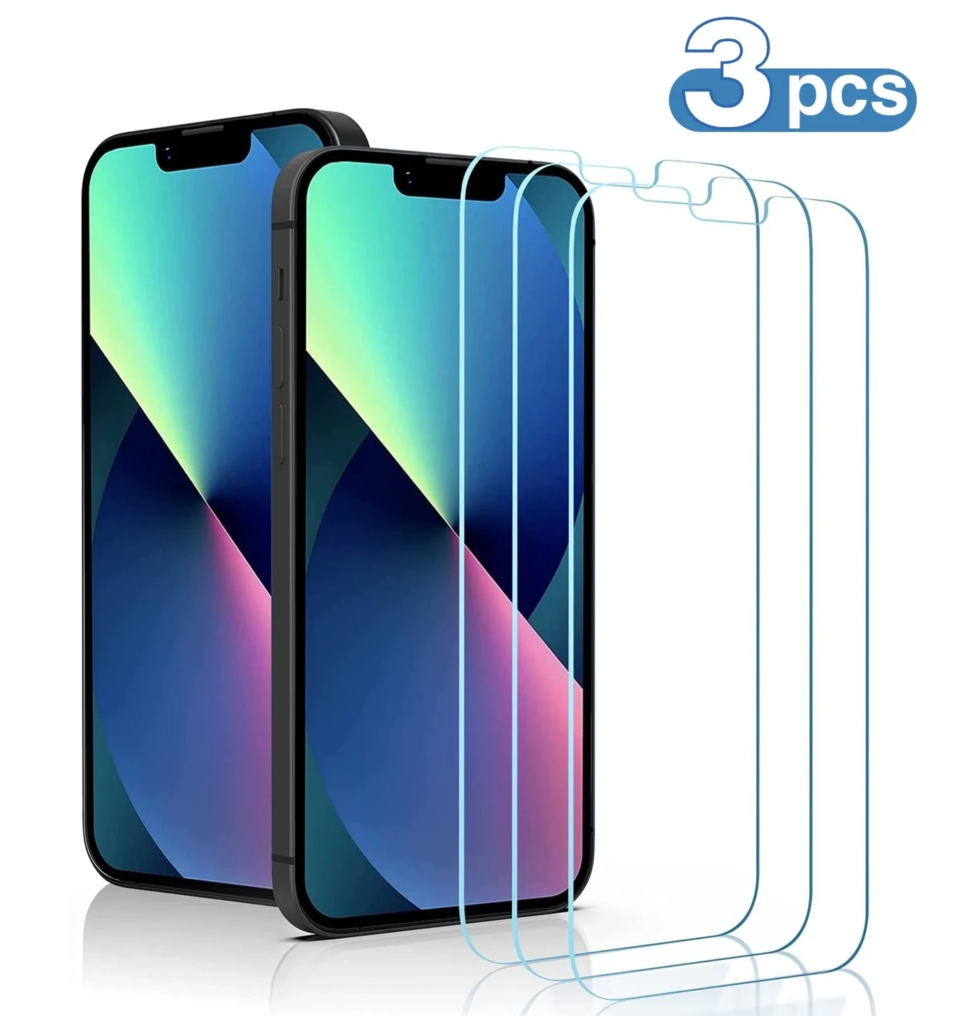 

3 шт., Защитное стекло для iPhone 14 11 Pro Max 13 12 X XS XR