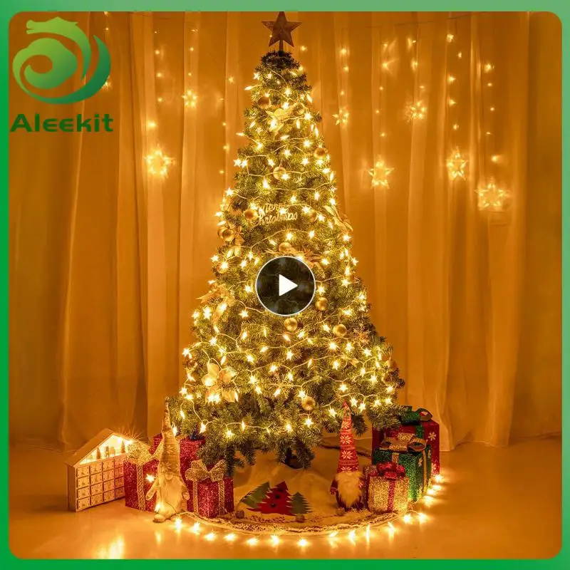 

Holiday Lighting Usb Reusable Christmas Tree Lamp 8 Lighting Modes Led String Lights Decoration Lighting Fairy Garland Lights