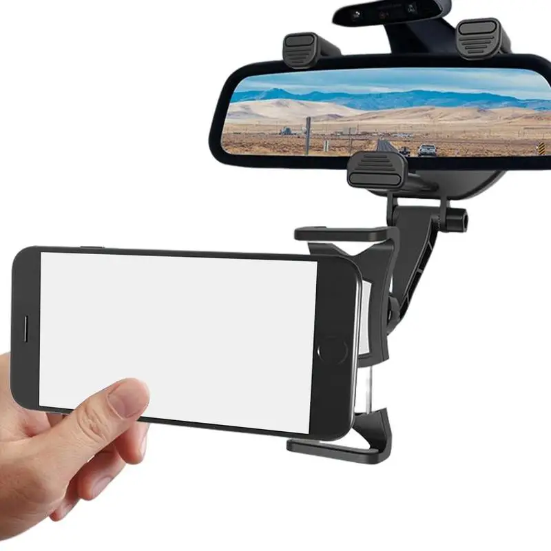 

Регулируемый автомобильный держатель для зеркала заднего вида, универсальный кронштейн для навигации, автомобильный держатель для зеркала заднего вида