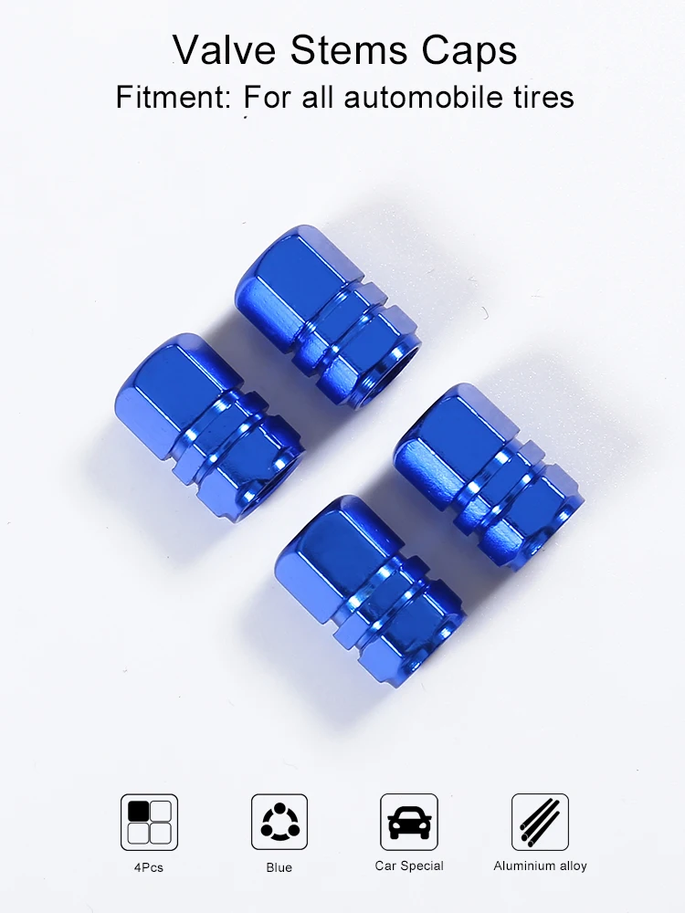 Автомобильное колесо внешнее освещение крышка алюминиевого стержня