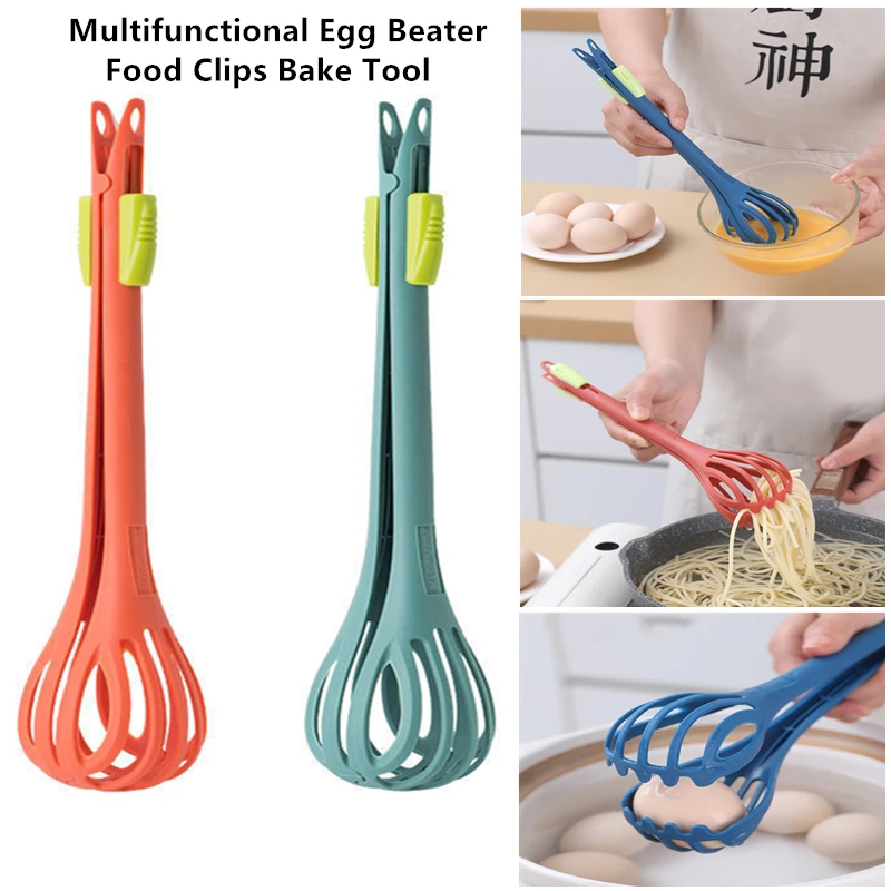 

Whisk Milk Pasta Tongs Food Clips Mixer Manual Stirrer Multifunctional Egg Beater Kitchen Cream Bake Tool Kitchen Accessories