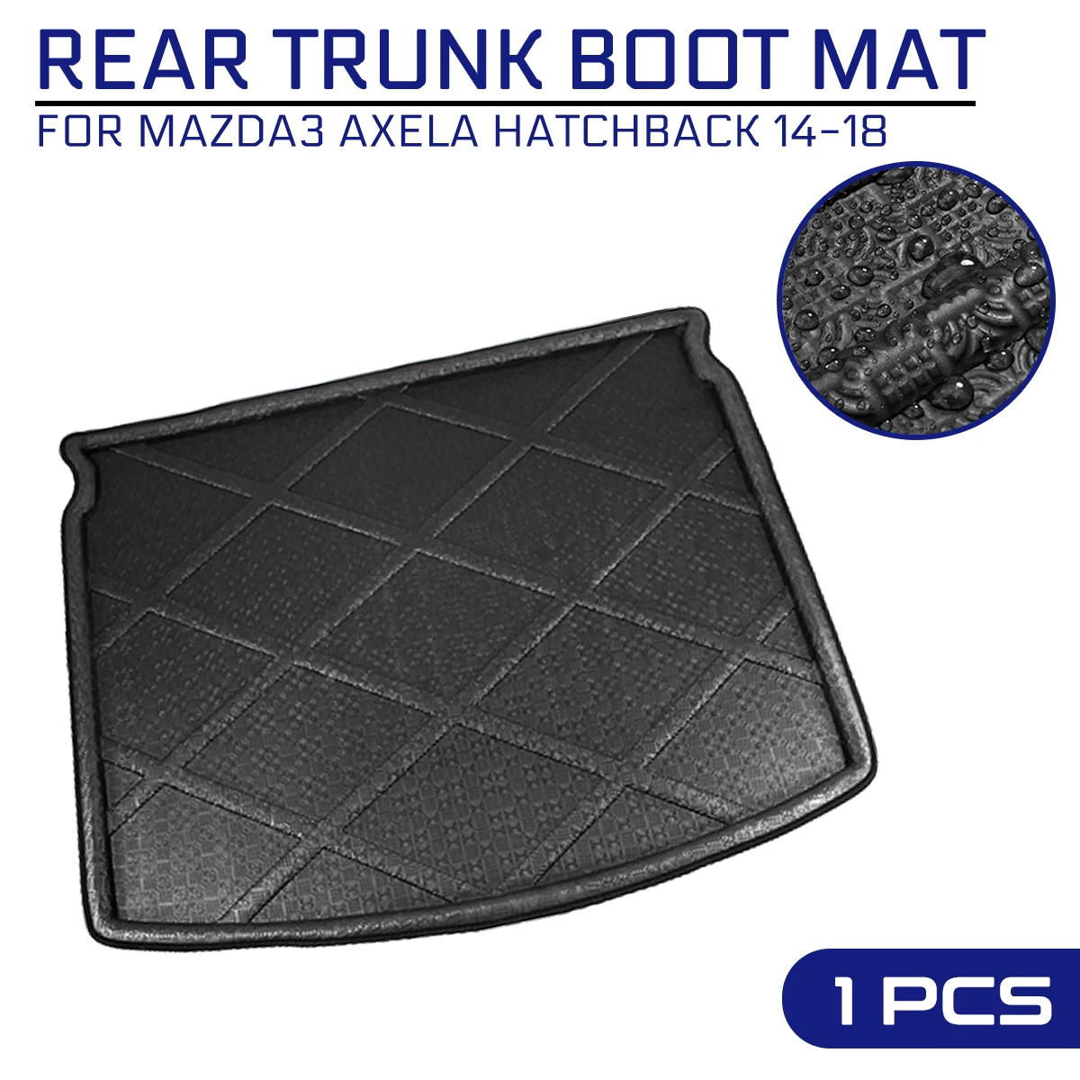 

Car Rear Trunk Anti-mud Cover Floor Mat For Mazda3 Axela Hatchback 2014 2015 2016 2017 2018 Carpet
