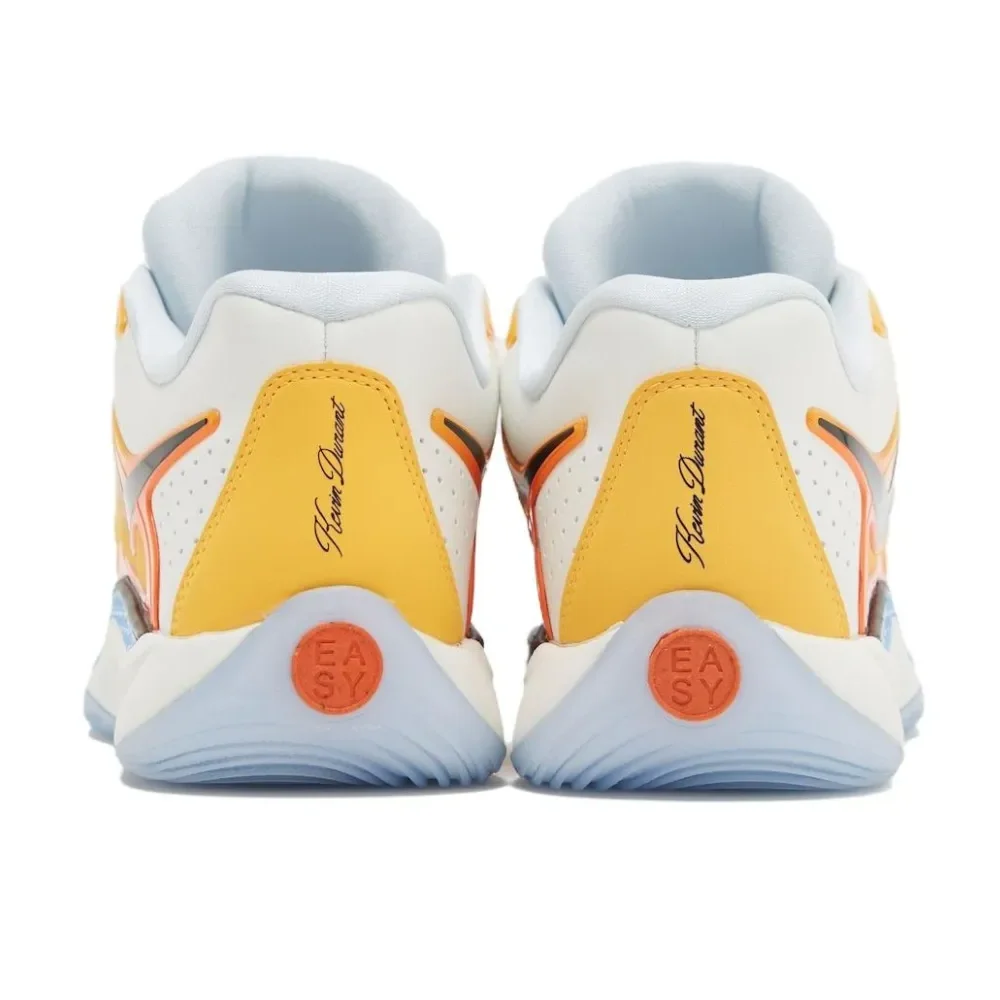 Мужские баскетбольные кроссовки Nike Orange White Black