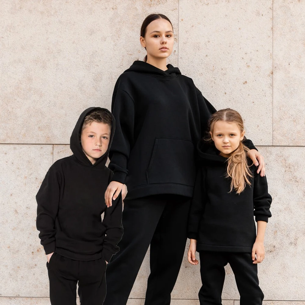 

Толстовки для мам и детей, осенне-зимняя одежда с длинными рукавами, топы, одежда для маленьких мальчиков и девочек, детская одежда