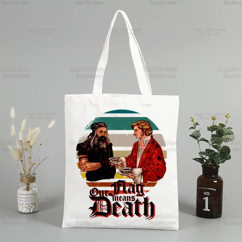 Наш флаг означает Death Cat женские сумки Холщовая Сумка-тоут Женская Экологически