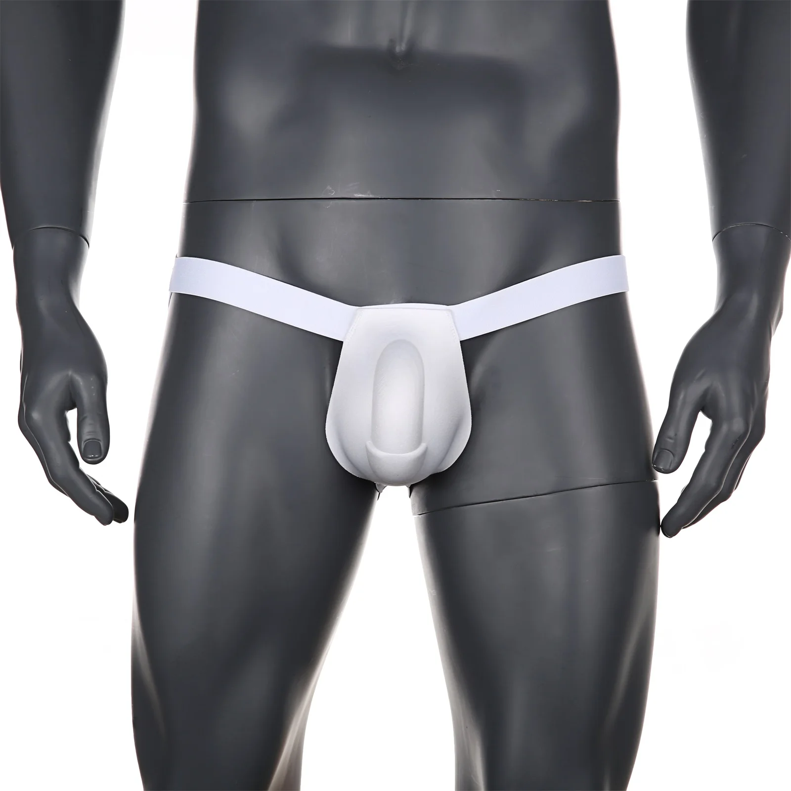 

CLEVER-MENMODE Sponge Pad Underwear Sexy Enhancer Penis Cup Underpants Bulge Pouch Panties Jockstrap Thong G String Open Butt