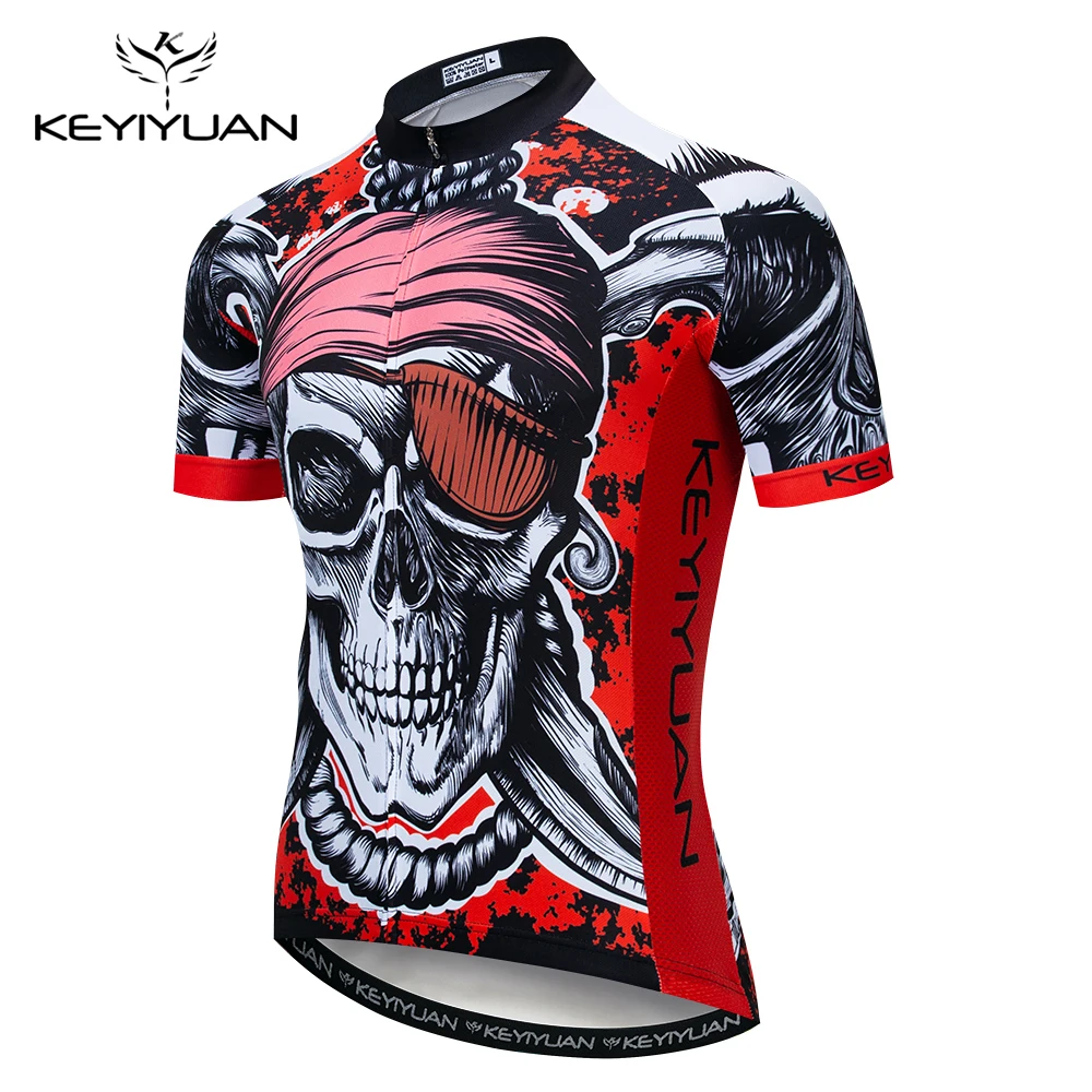 

Keyiyuan 2021 Summer Mens Cycling Jersey Short Sleeve Shirt Bicycle Tops MTB Wear Equipacion Ciclismo Hombre