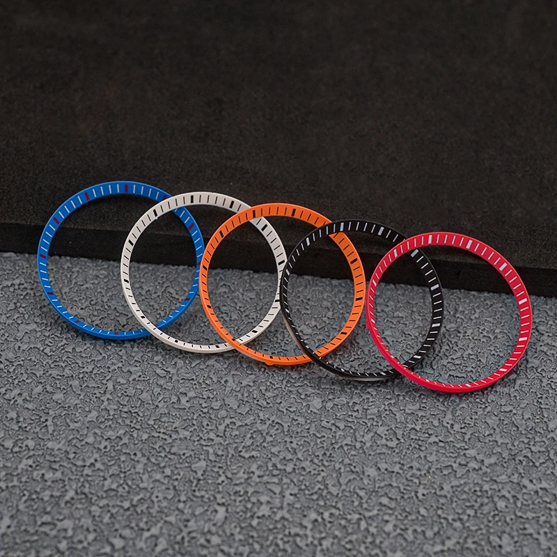 Mod 30.5mm Plastic Watch Chapter Rings Inside Diameter 27.5mm Fits for Seiko SRPD SKX007 SKX009 Watch Case Repair Tool Parts
