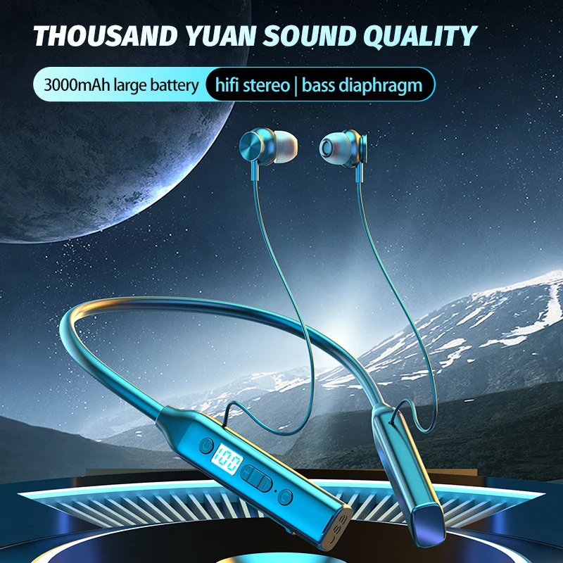 

2023 NEW 5.2 Bluetooth Earphones Can Be As Power Bank TWS Wireless Headphones Sports Waterproof Headset 300Hour Playback 3000mAh