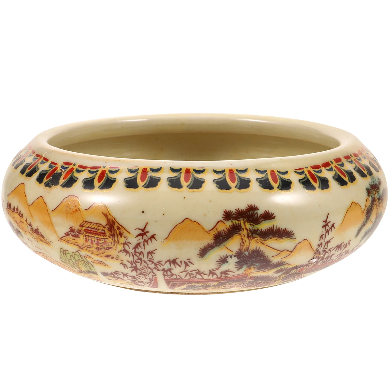 

Pen Tray Decor Home Washing Washer Office Chinese Calligraphy Accessory Ceramic Ink Container Ceramics Writing Brush