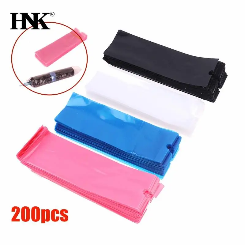 

200Pcs Disposable Pink Tattoo Clip Cord Sleeves Bags Covers Bags For Tattoo Machine Tattoo Accessory