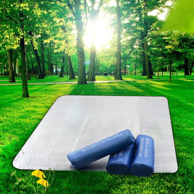 

Outdoor Picnic Mat Moisture-proof Mat Aluminum Foil EVA Foam Mat Folding Keep Warm Tent Blanket Nature Hiking Camping Equipment