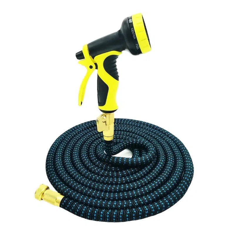 

1pc Garden Hose With Nozzle Retractable Water Pipe Kit High Pressure Watering Tools For Car Washing Gardening Lawn Supplies