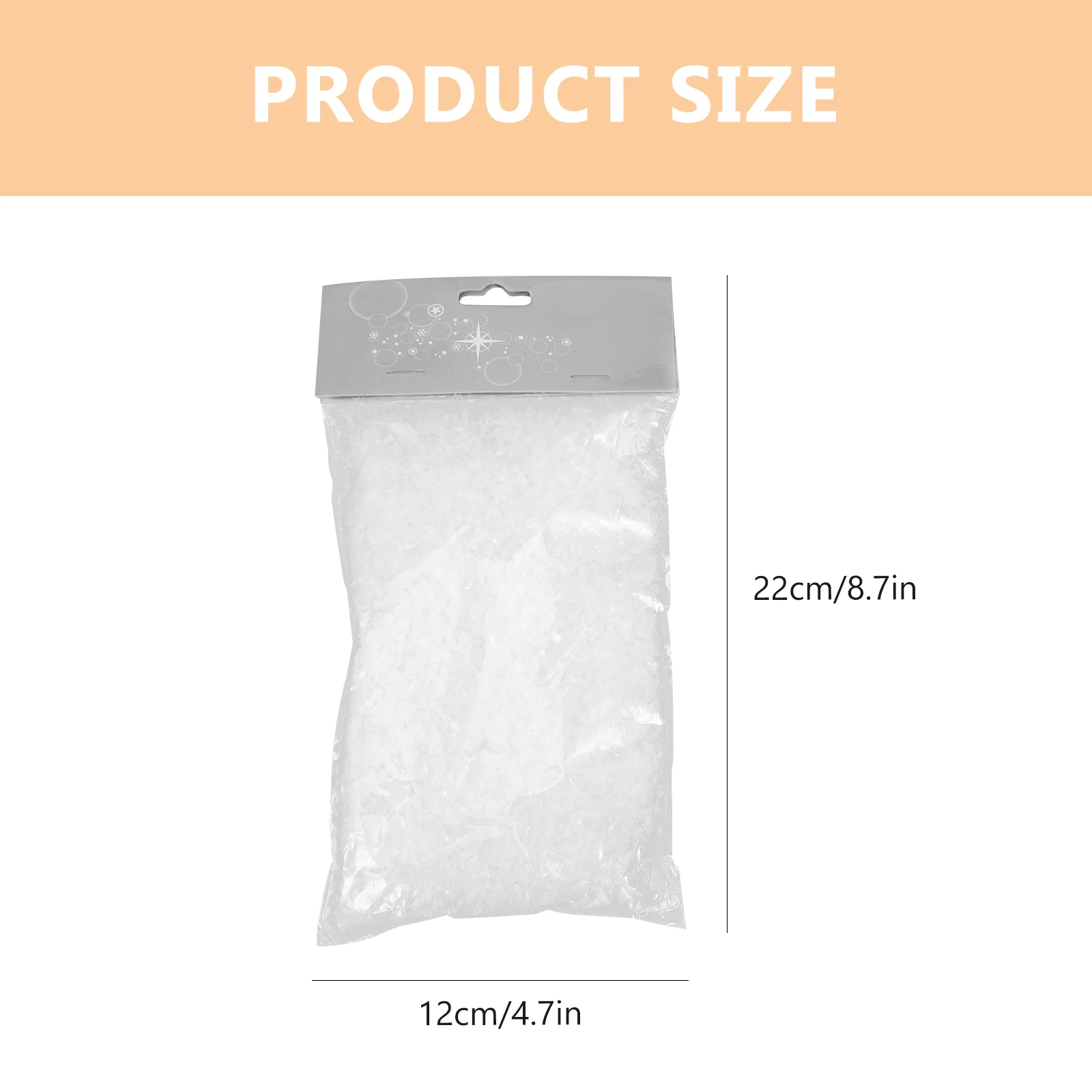 2 пакета искусственный снег порошок декор украшение декоративная акриловая