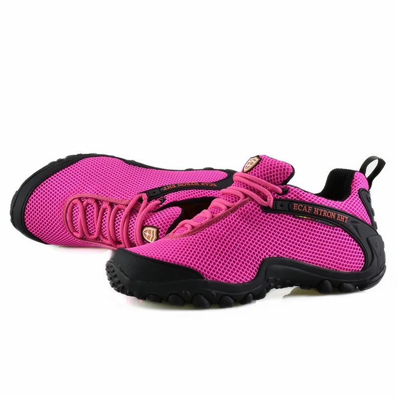 Breathable Mesh Outdoor Hiking Shoes Sneaker Men Hunting Shoes Women Trail Anti-skid Travel Upstream Climbing Trekking Shoes