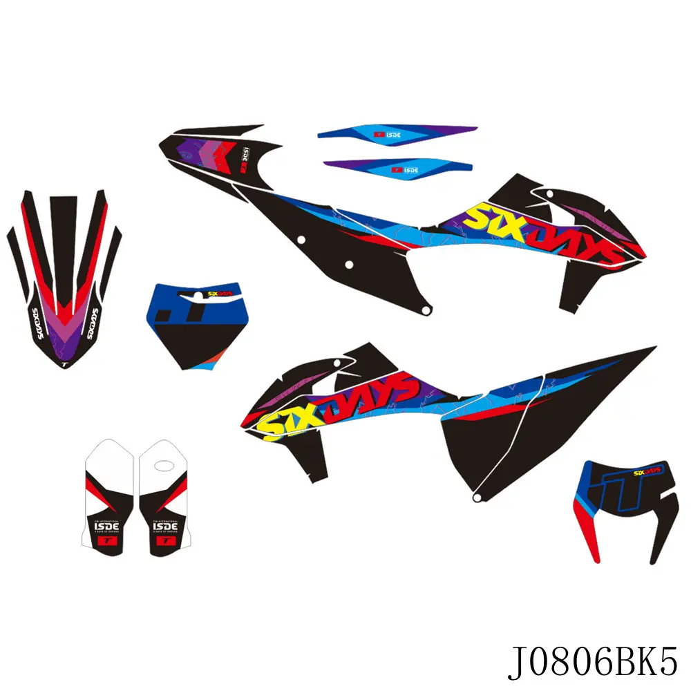 

For KTM 125 250 350 450 500 SX SXF 2019 2020 2021 EXC XC XCW 2020 2021 2022 SIX DAYS SIXDAYS Graphics Decals Stickers Background