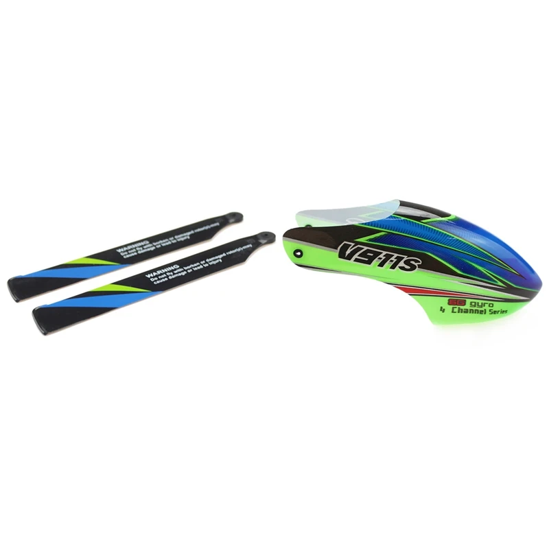 

For Wltoys V911S Blades / Main Blade / Propellers V911S.0001 With V911S Canopy / Head Cover V911S.0003