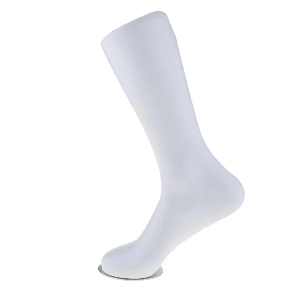 

2pcs Male Mannequin Foot Flesh Tone Sox/Sock Display 36cm Male White