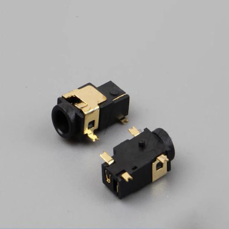 3pcs Gold plated plug-in DC power interface power socket digital accessory DC-085A